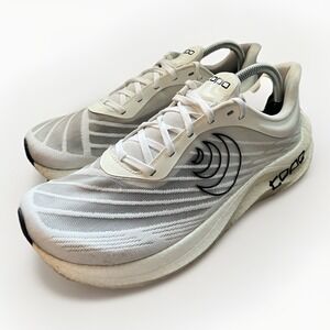 Topo® Men's Athletic Cyclone 2 Running Shoes Size 8 White/Black Sneakers‎
